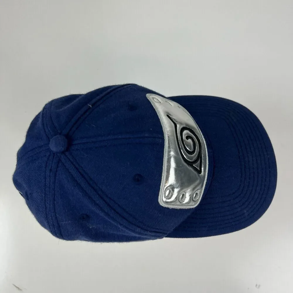 Naruto Leaf Village Hat Wool Unisex Blue Shippunden Bill‎  Snapback One Size
